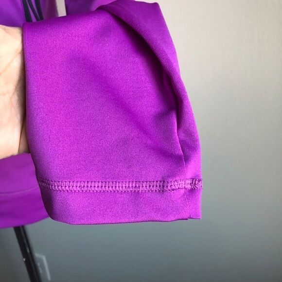 Adidas Purple Full Zip Light weight Jacket - Picture 4 of 8